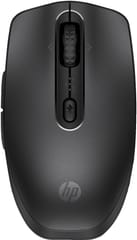 HP 690 7M1D4AA QI įkrovimo belaidė pelė su įkraunamu akumuliatoriumi, juoda 2