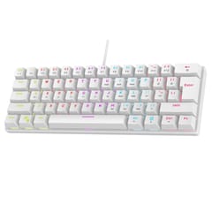 RAMPAGE mechaninė klaviatūra PLOWER K60 balta 4