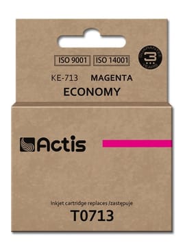 Actis KE-713 rašalas (Epson T0713, T0893, T1003 pakaitalas; standartinis; 13,5 ml; raudonos spalvos)