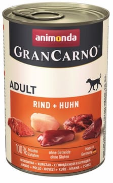 animonda GranCarno Original Jautiena, Viščiukas Suaugusių 400 g