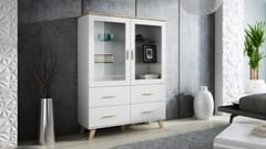 Cama LOTTA SET 1 svetainės sekcija Spinta daiktams ir garso / vaizdo technikai laikyti 2