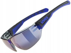 Dviračių akiniai UVEX Equate, black/blue matt/mirror blue 4