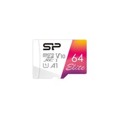 Silicon Power Elite Colorful 64 GB MicroSDHC UHS-I Klasės 10 (SP064GBSTXBV1V20SP) 1