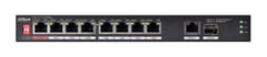 Dahua Technology PoE PFS3110-8ET1GT1GF-96 Ne-valdomas Gigabit Ethernet (10/100/1000) Maitinimas per Eternetą (PoE) Juoda 4