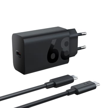 Lenovo 68W USB-C Wall Charger Planšetinis kompiuteris, Universalus Juoda AC Vidaus