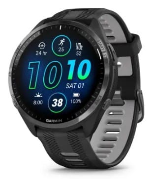 Garmin Forerunner 965 3,56 cm (1.4") AMOLED 47 mm Skaitmeninis 454 x 454 pikseliai Lietimui jautrus ekranas Juoda „Wi-Fi“ GPS (palydovinis)