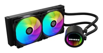 GENESIS Hydria 240 ARGB Procesorius Universalusis skystinis aušintuvas Juoda