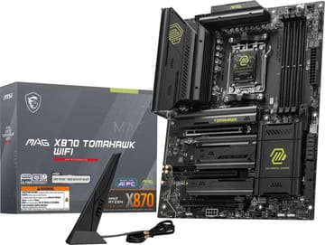 MSI MAG X870 TOMAHAWK WIFI pagrindinė plokštė AMD X870 AM5 lizdas ATX