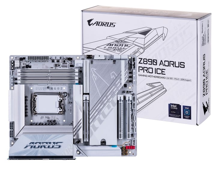 „Gigabyte Z890 AORUS PRO ICE“ pagrindinė plokštė