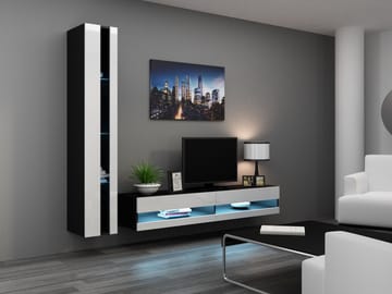 Cama VIGO NEW8 CZ/BI svetainės sekcija Spinta daiktams laikyti
