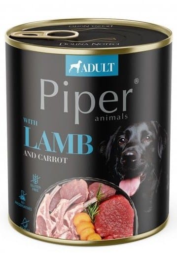 DOLINA NOTECI Piper Lamb with carrot - Šlapias maistas šunims - 800 g