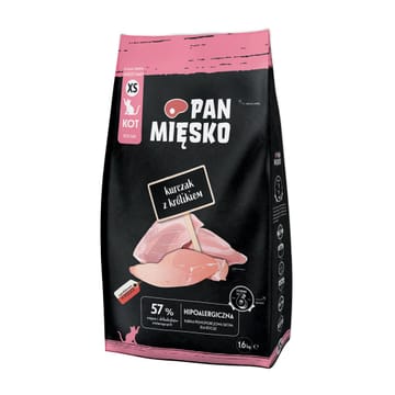 PAN MIĘSKO Chicken with rabbit XS - sausas kačių maistas - 1,6kg