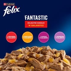 PURINA Felix Fantastic in jelly Box - šlapias kačių maistas - 44x85g 6