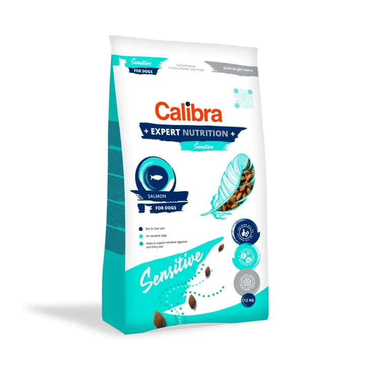 CALIBRA Dog Expert Nutrition Sensitive Salmon - sausas maistas šunims - 12kg