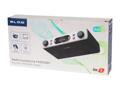 FM/DAB+ BLOW RK2 virtuvės radijas, sidabras 5