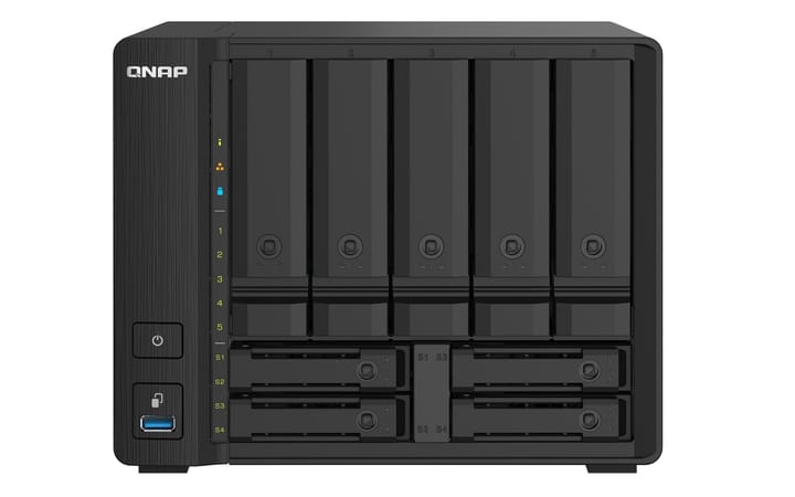 QNAP TS-932PX NAS Tower Annapurna Labs Alpine AL-324 4 GB DDR4 0 TB QNAP Turbo System Juoda
