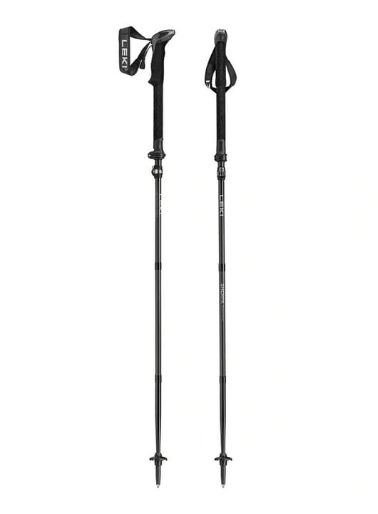 Žygių lazdos LEKI SHERPA FX, 120–140 cm, juodos