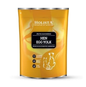 HOLISTA Hen egg yolk - papildai šunims ir katėms - 500g