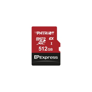 Patriot Memory EP Express flash atmintis 512GB MicroSDXC 800/600 MB/s (PEF512GEPEXMCX)