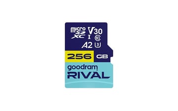 GOODRAM RIVAL M2AA 256 GB MicroSDXC V30 A2 UHS-I U3 + adapteris (GGSM2AA-2560R12)