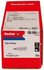 Fischer 570349 Sraigtinis inkaras ir (arba) sieninis kaištis 25 vnt 4