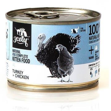 3COTY 41. Turkey and chicken for kittens - šlapias kačių maistas - 180g