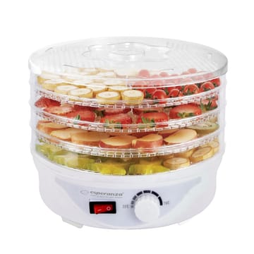 Esperanza EKD003 maisto džiovintuvas Permatomas, Balta 250 W