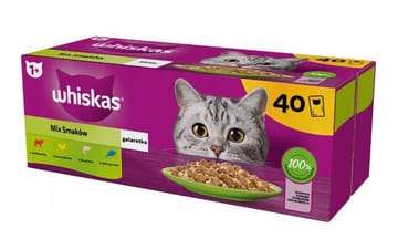 WHISKAS Mix Favourites in jelly - drėgno kačių ėdalo - 40x85 g