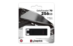 Kingston Technology DataTraveler 70 USB atmintukas 256 GB C tipo USB 3.2 Gen 1 (3.1 Gen 1) Juoda 4