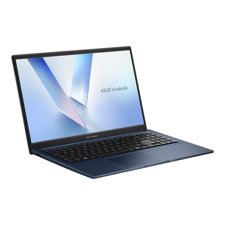 ASUS Vivobook 15 X1504MA-BQ805W „Core 5 315“, 15,6 colių FHD IPS lygio ekranas, 250 nits, AG, 16 GB DDR5, 512 GB SSD, „Intel“ grafika, „Wi-Fi 6“ + „Bluetooth“, 720p kamera, 42 WHrs, „Windows 11“, „Quiet Blue“