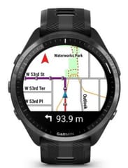Garmin Forerunner 965 3,56 cm (1.4") AMOLED 47 mm Skaitmeninis 454 x 454 pikseliai Lietimui jautrus ekranas Juoda „Wi-Fi“ GPS (palydovinis) 4