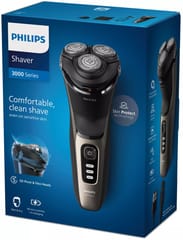 Philips Shaver 3000 Series S3242/12 Drėgnojo ir sausojo skutimo elektrinė barzdaskutė 3