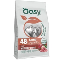 OASY One Animal Protein Adult Medium/Large Lamb - sausas maistas šunims - 10kg