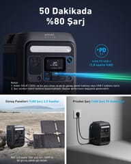 Anker SOLIX C300X Nešiojamoji maitinimo stotis 7 Ličio geležies fosfatas (LiFePO4) 6