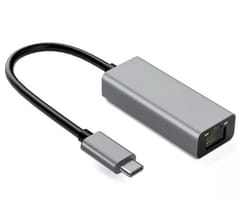 IBox IACRJ Aliumininis RJ45 į USB Type-C adapteris 10/100/1000 Mb/s