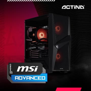 Actina 5901443421634 PC AMD Ryzen™ 5 7500F 32 GB DDR5-SDRAM 1 TB SSD NVIDIA GeForce RTX 5060 Ti „Midi Tower“ Juoda