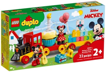 LEGO DUPLO 10941 MICKEY & MINNIE GIMTADIENIO TRAUKINYS