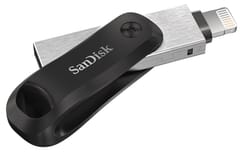 SanDisk iXpand USB atmintukas 64 GB USB Type-A / Lightning 3.2 Gen 2 (3.1 Gen 2) Juoda, Sidabras 3