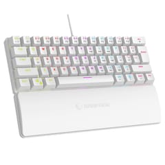 RAMPAGE mechaninė klaviatūra PLOWER K60 balta 1