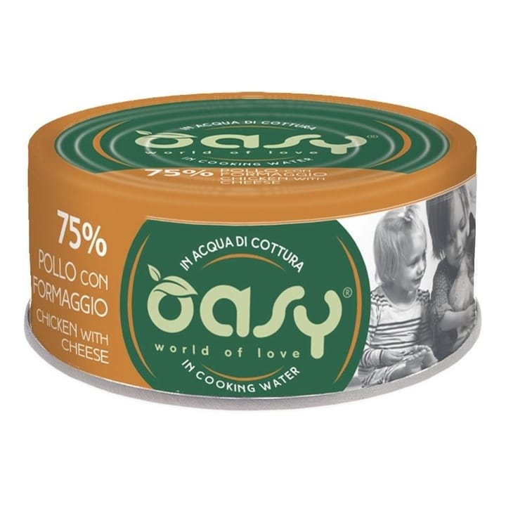 OASY More Love Chicken with cheese - šlapias kačių maistas - 70g