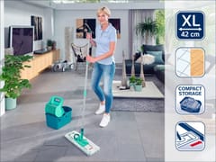 Leifheit 55092 šluota grindims plauti Mikro pluošto 8000 ml Sausas ir drėgnas Mikro pluoštas Mėlyna, Pilka 2