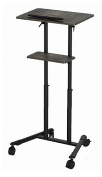 Gembird TVS-DESK-01-BK stovimasis stalas Juoda