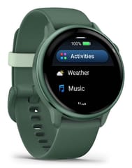 Garmin vívoactive 6 3,05 cm (1.2") AMOLED 42 mm Skaitmeninis 390 x 390 pikseliai Lietimui jautrus ekranas Žalia „Wi-Fi“ GPS (palydovinis) 2