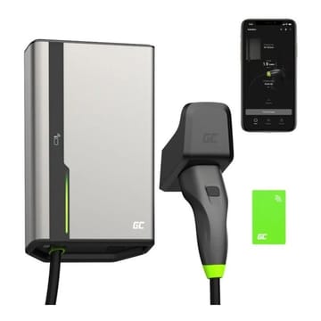 Sieninė dėžutė „Green Cell HabuDen 22kW 32A“ - 7,5m kabelis su NFC
