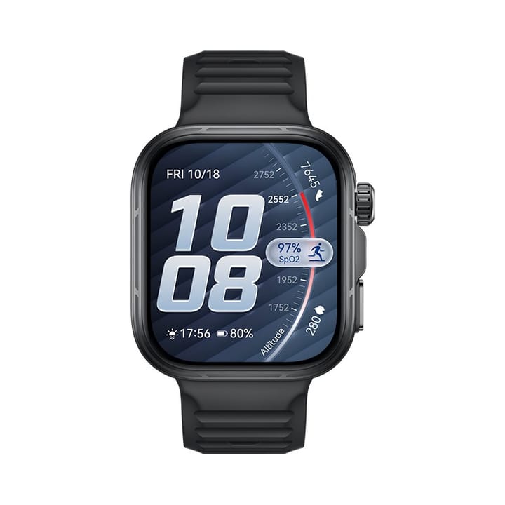 Huawei WATCH Fit 5 Pro 4,88 cm (1.92") AMOLED 44.5 mm Skaitmeninis 480 x 408 pikseliai Lietimui jautrus ekranas Juoda GPS (palydovinis)