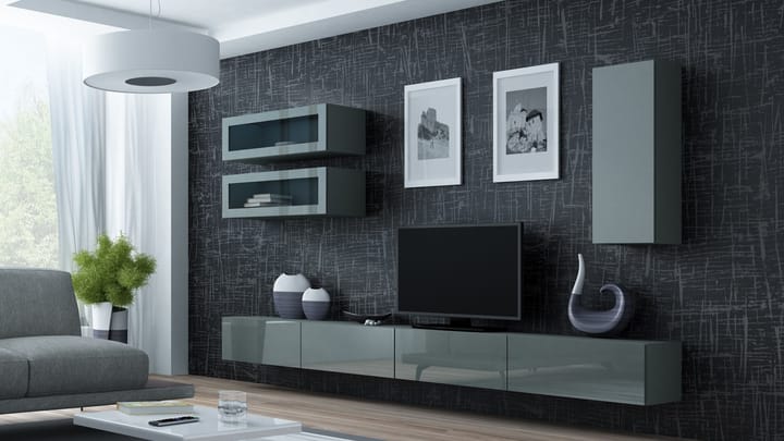 Cama VIGO 11 SZ/SZ svetainės sekcija Spinta daiktams ir garso / vaizdo technikai laikyti