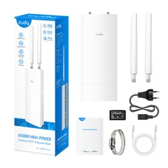 Cudy AP3000 Outdoor 2976 Mbit/s Balta Maitinimas per Eternetą (PoE) 5