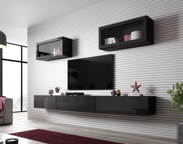 Cama VIGO SLANT 3 CZ svetainės sekcija Spinta daiktams ir garso / vaizdo technikai laikyti