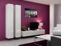 Cama VIGO 4 BI/BI svetainės sekcija Spinta daiktams ir garso / vaizdo technikai laikyti 2