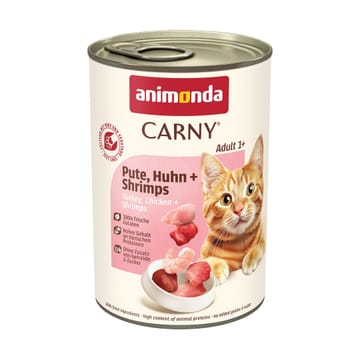 ANIMONDA Carny Adult Turkey, chicken and shrimp - šlapias kačių maistas - 400g